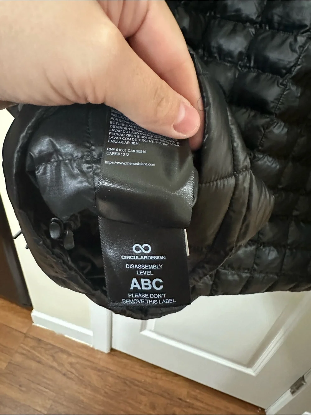 The North Face Black Quilted Puffer Jacket